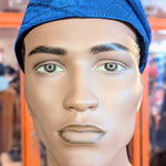 Dupsie's Blue Ọrẹ Fila Traditional Aso Oke African Hat Cap Kufi DPHARB6