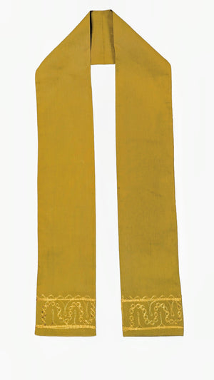 Gold embroidered African sash Dupsie's