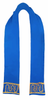 Dupsie's Zaraafah Blue and Gold Embroidered Azure Sash DP3774S