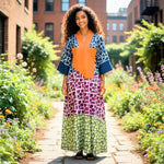 Traditional Yoruba Adire Batik Tie Dye Kaftan Boubou Maxi Dress – Authentic African Clothing by Dupsie’s African Fashion 