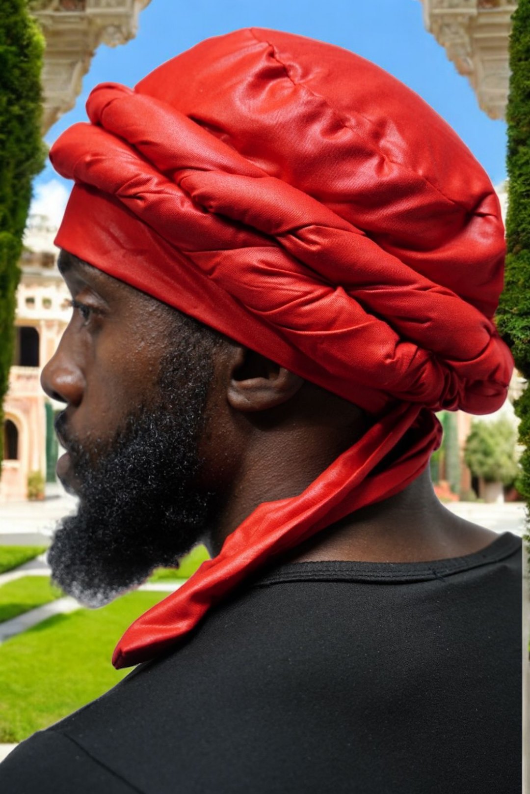 Dupsie's Zuberi Pre-wrapped RedTurban DPH4097PT1