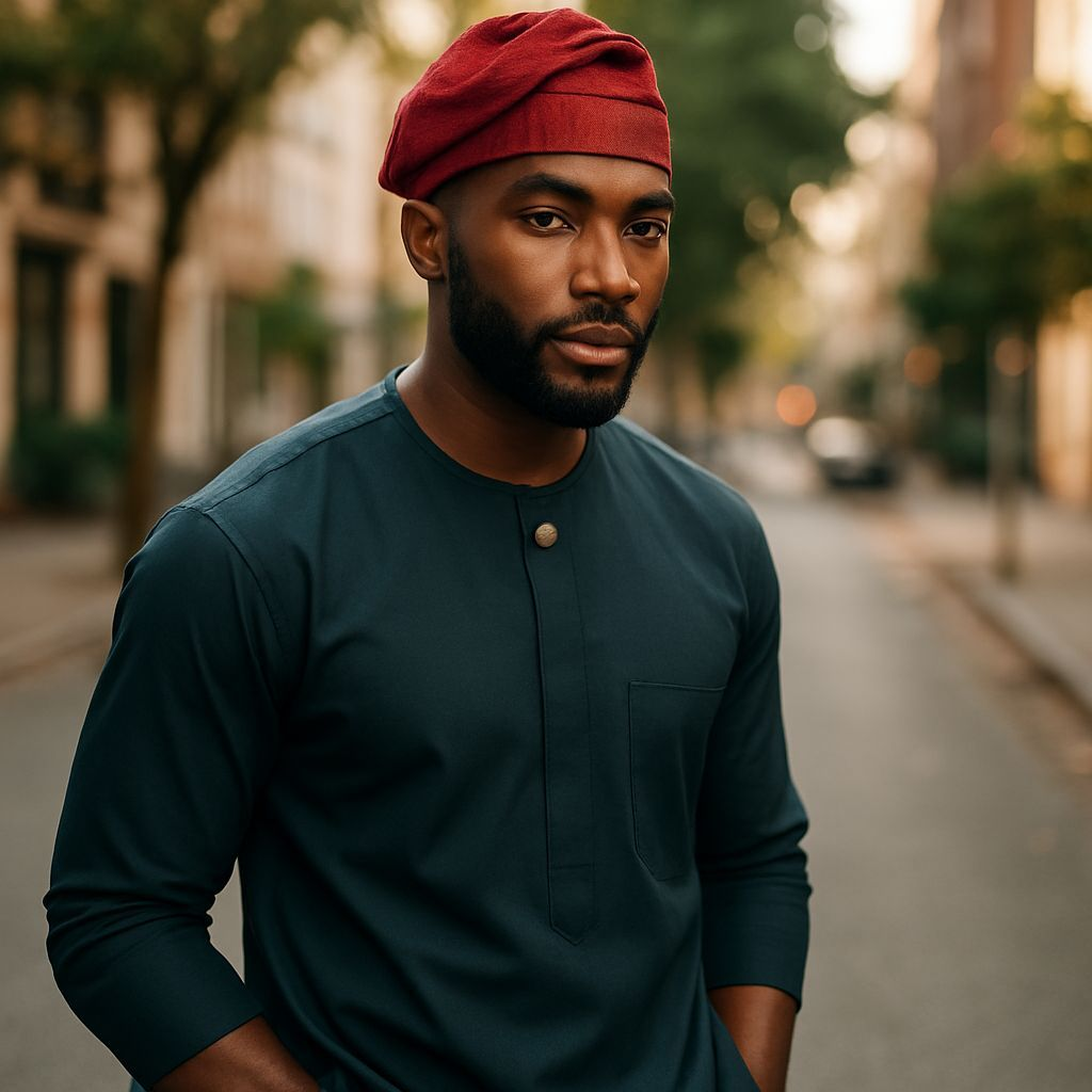 Red African hat dupsies