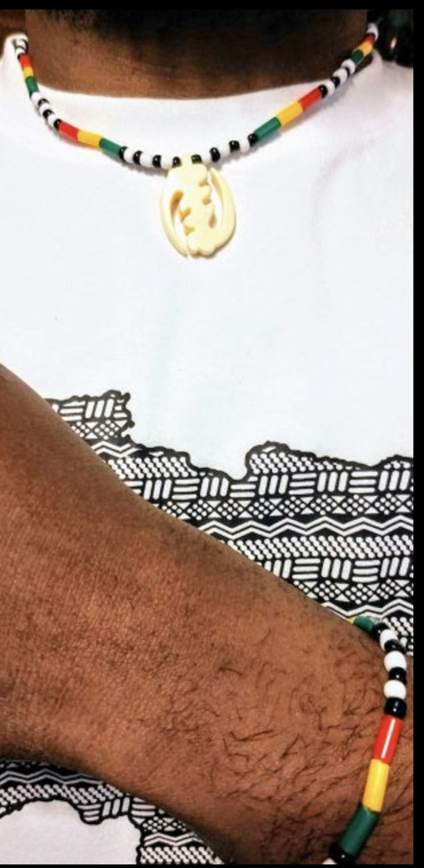 Gye Nyame Bracelet and necklace dupsies