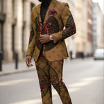 The Keys African Print Ankara Blazer set - DPBLZTK 