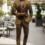 The Keys African Print Ankara Blazer set - DPBLZTK 