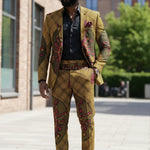 The Keys African Print Ankara Blazer set - DPBLZTK 