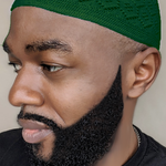 Green Stretch Knitted Kufi hat Dupsies