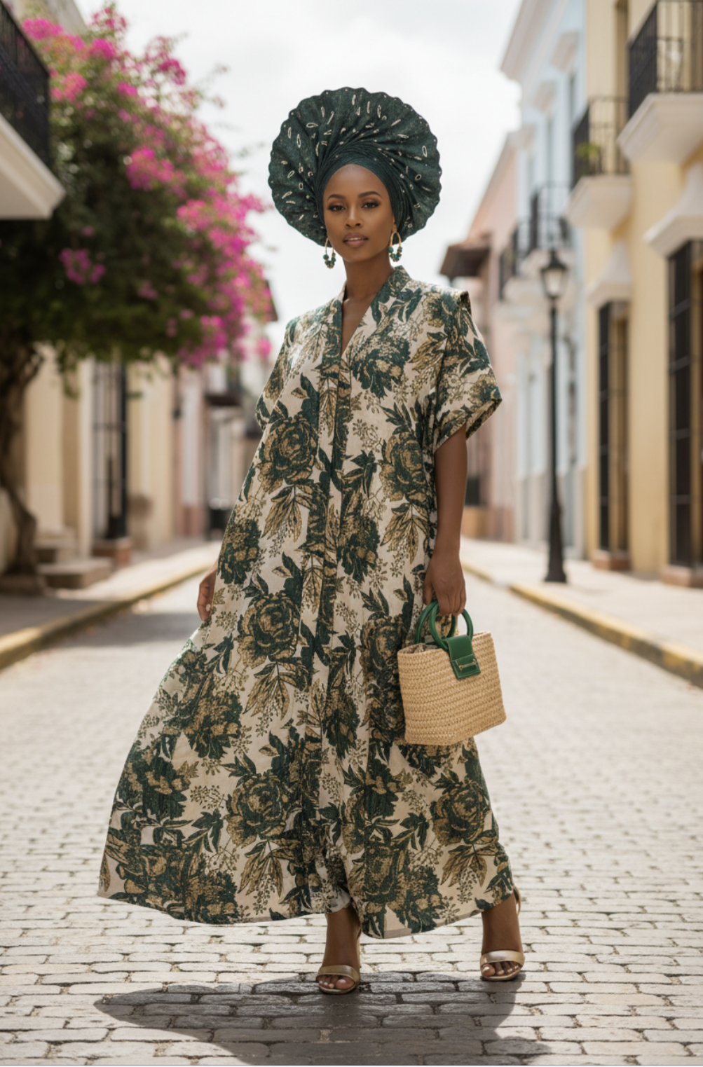 Traditional African Boubou Dress for Modern Women