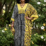 Oloketuyi African Boubou kaftan dress for women styled for African parties and special events, modern African attire and African fashion.