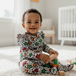 Kibonen African Print Footed Onesie for Toddlers | Ankara Zipper Pajama | Unisex African Clothing | Dupsie's African Fashion DPTDG04 by Dupsie's African Fashion