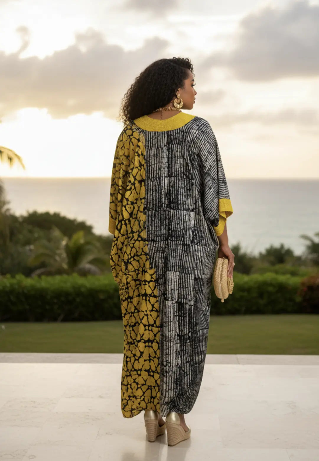 loose fitting african dresses Summer African Printed Maxi Dress Women Casual V Neck Flare Ruffle Sleeve Loose Fit Ruched Front Slit Floor-Length Polyester Dress from Dhgate Basic & Casual Dresses