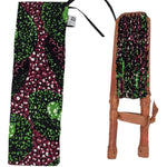Foldable African Ankara fan for African weddings, African festivals, and African outfits