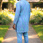 Kogi African Lace Dashiki Set for Men with Sequined Detail by Dupsie's African fashion

