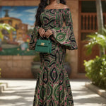 African print maxi dress for women Nigerian wedding guest dress Laka by Dupsie’s African Fashion