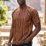 Versatile short sleeve Dashiki for various occasions, embodying African cultural heritage