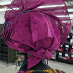 Beautifully styled Farawe Autogele Hat worn at a Nigerian wedding.