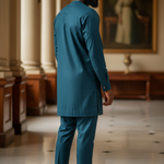 Traditional and modern African fashion ensemble for men - Luo 