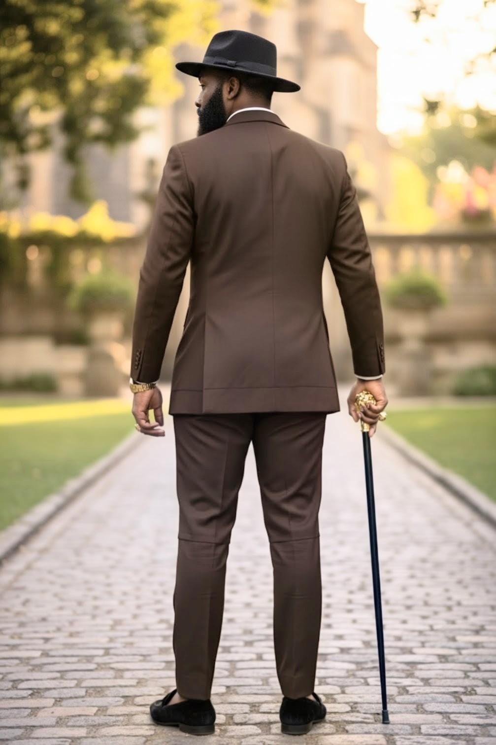 Dupsie's African Fashion Collection featuring Olaaye Suit