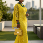 Dupsie's African Fashion stunning dress showcasing traditional African elements