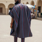 Intricate Embroidery on Akinduro African Agbada Top