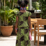Girls’ African Ankara Top & Skirt Set | Sasha | Dupsie’s DPGRBRTS by Dupsies