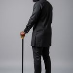 Elegant African Clothing for Men - Jato Ensemble in Black and Gold