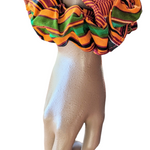 Kente African print hair tie scrunchie