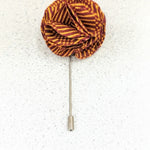 Kofa Kente African print lapel pin for men by Dupsie’s African Fashion
