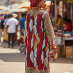 Back view of the Kweshara dress featuring a center-back slit and allover rhinestone coverage.