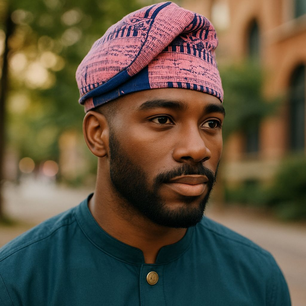 Luwaleke African Aso Oke Kufi Hat DPAHBUP31 – Dupsie’s Fashion