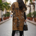 Nifas African mud cloth dress by Dupsie's