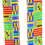 Dupsie's Ahenfo Kente African Print Sash with Fringes DPC4075S