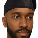 Black African ASO Oke Embroidered Cap | Traditional Nigerian Men’s Hat | Wedding