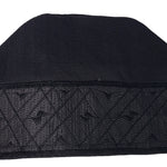 Black African ASO Oke Embroidered Cap | Traditional Nigerian Men’s Hat | Wedding