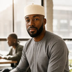 Off White Wool Fez Hat for Men Soft Felt Igbo Cap | Traditional African Hat Kufi Moroccan-style fez 