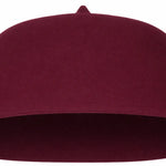 Maroon Wool Felt Igbo Cap African Fez Kufi Hat | African Fashion | Dupsie's 