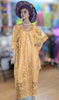 Dupsie's Oluchi African dress in Gold Net Sequin Lace-DPXGNSLD1