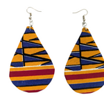 Kente droplet earrings dupsies
