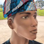 Dupsie's Oluwasegun Brimless Aso Oke Kufi Cap hat DPAHBRSB4