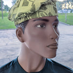 Dupsie’s African Fashion handwoven green Aso Oke brimless kufi – African clothing heritage