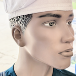 White Aso Oke fila hat cap dupsies