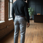 Black and Silver Shiny African Pants for Modern Style