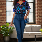 Aza fleece hoodie top perfect for both traditional and modern settings.