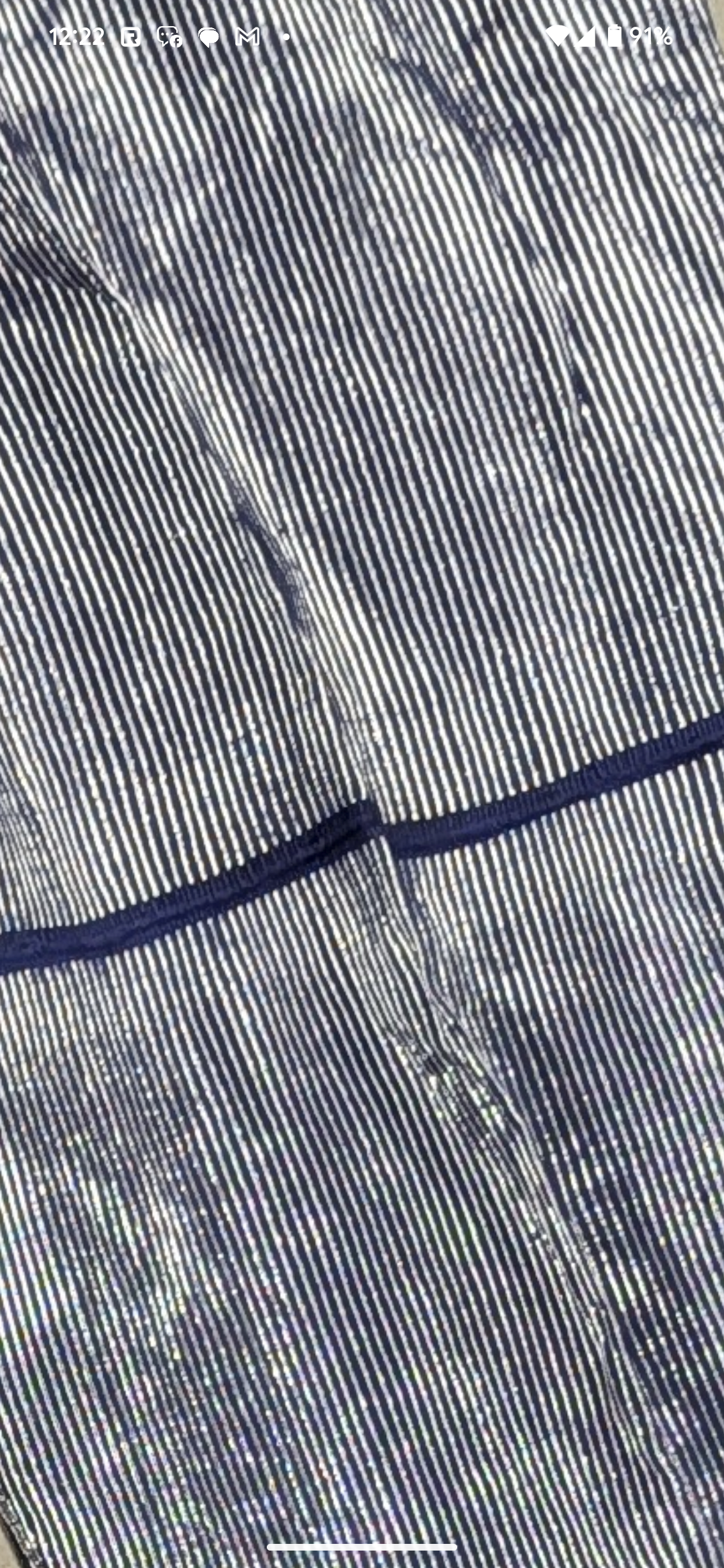 Elegant Shiny Royal-Blue and Silver Pants for Men