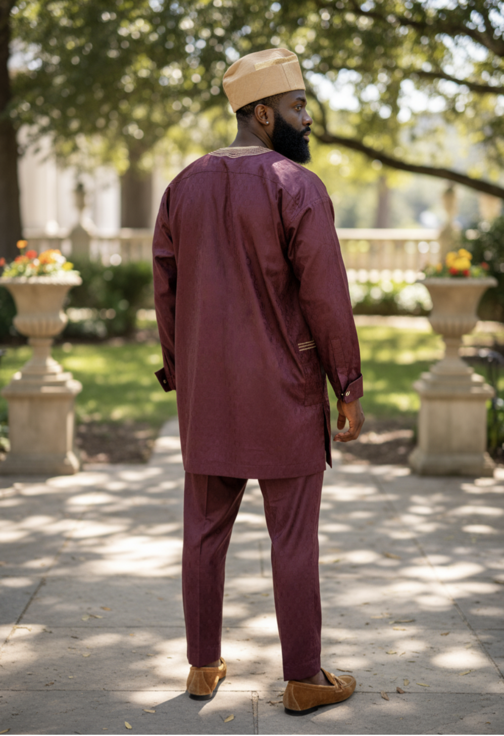 Modern African clothing for men showcasing elegant design