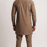 Ulo African Kaftan Dashiki front pleated detail and stand collar for men