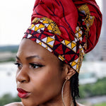 Trendy African Print Headwrap-DPH549