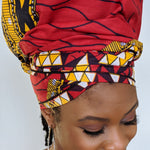 Trendy African Print Headwrap-DPH549