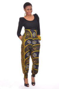 Gorgeous African Print Ankara Genie Pants for Women-DP3210P