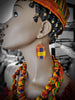 Kente African Print Earrings-DP3227ER2